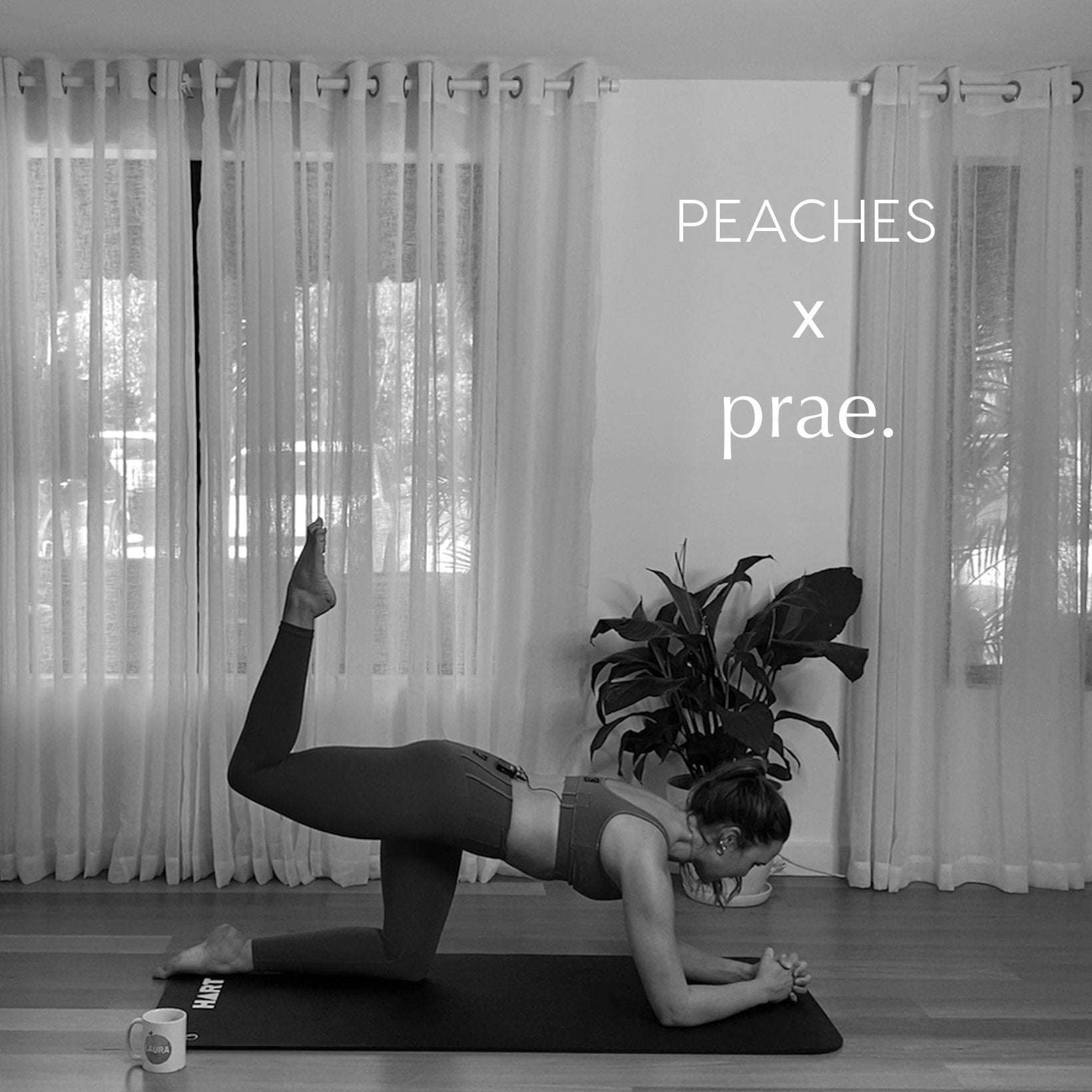 PEACHES PILATES WORKOUT