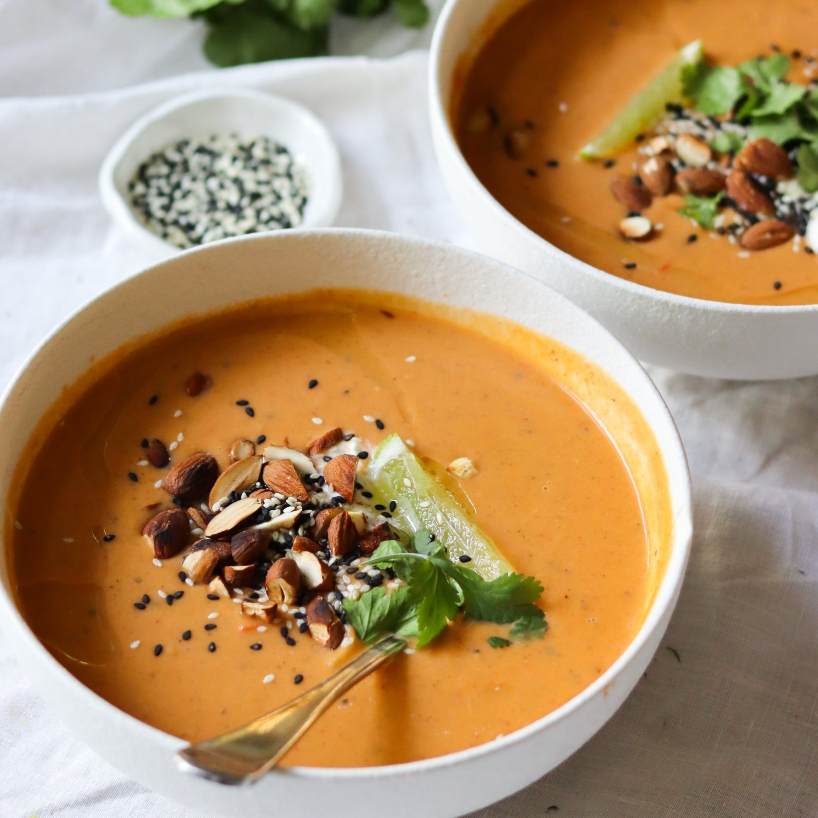 SOUP SERIES - ALMOND BUTTER & SWEET POTATO SOUP