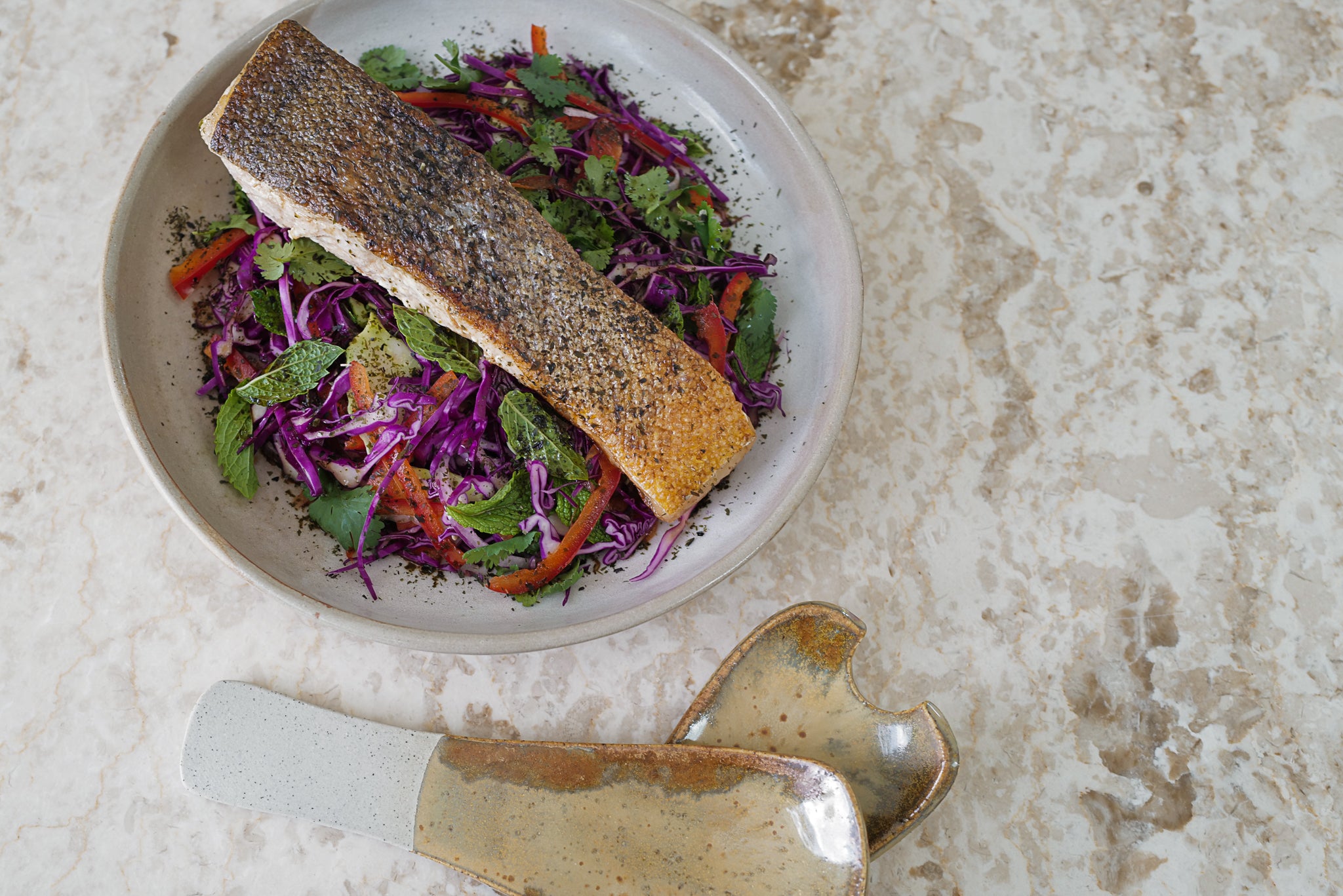 RECIPE: HORMONE LOVING SALAD WITH SALMON