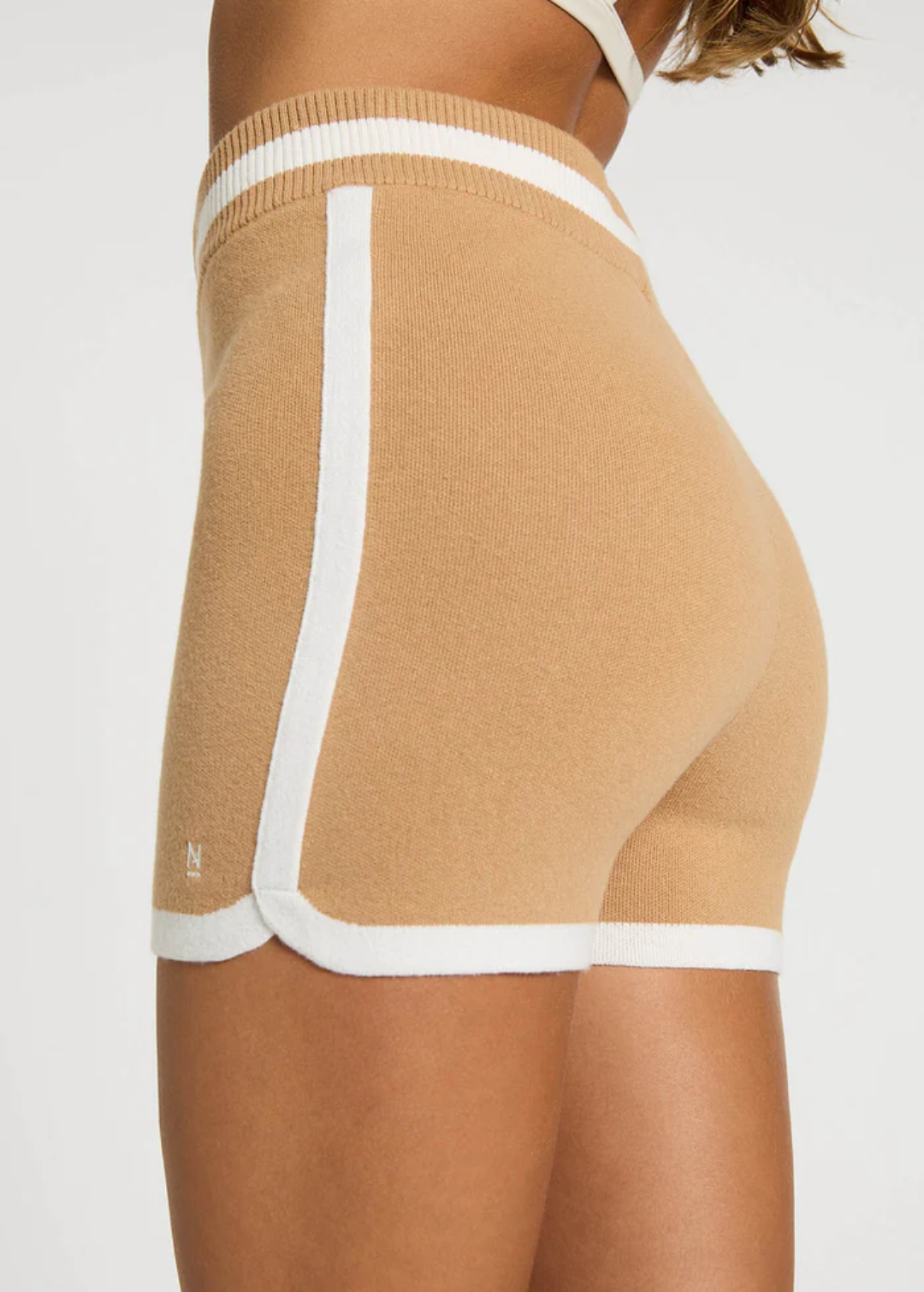 Everyday Knit Short 10cm - Cappuccino Activewear by Nimble - Prae Wellness