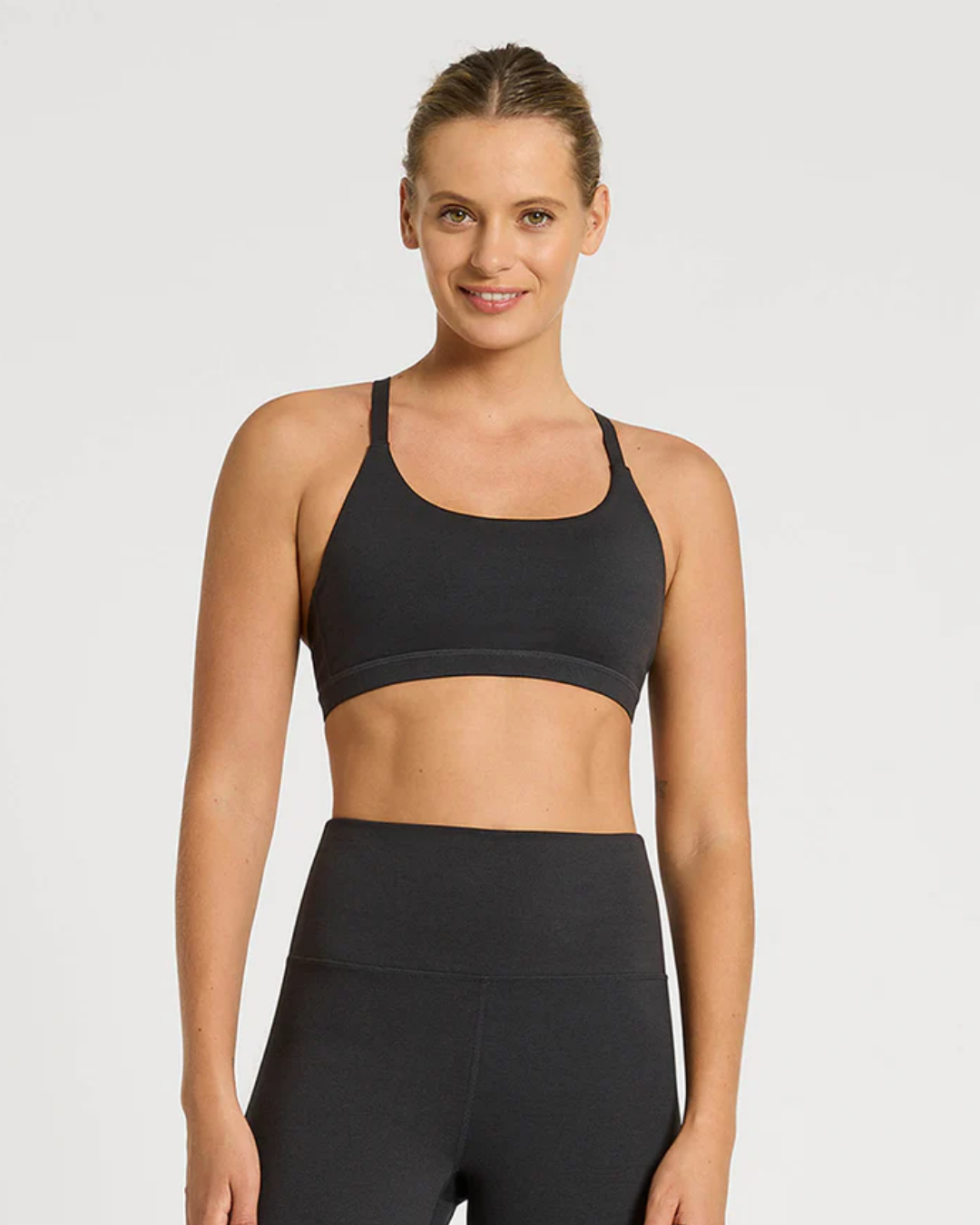 Rhythm & Flow Bra II - Charcoal Activewear by Nimble - Prae Wellness