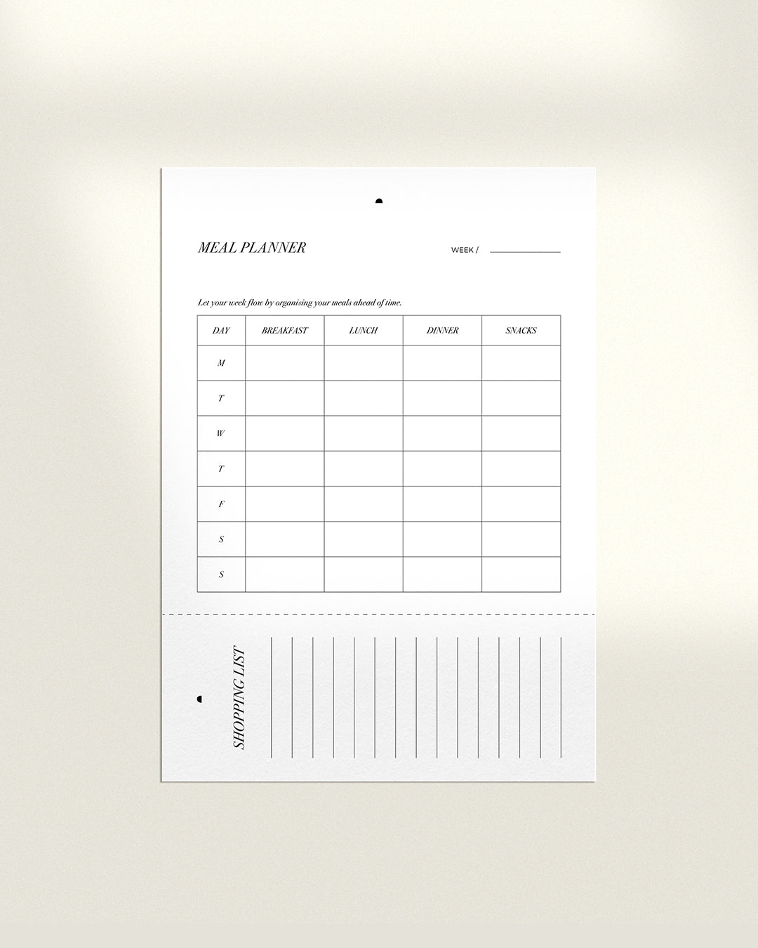 MEAL PLANNER by Prae - Prae Store