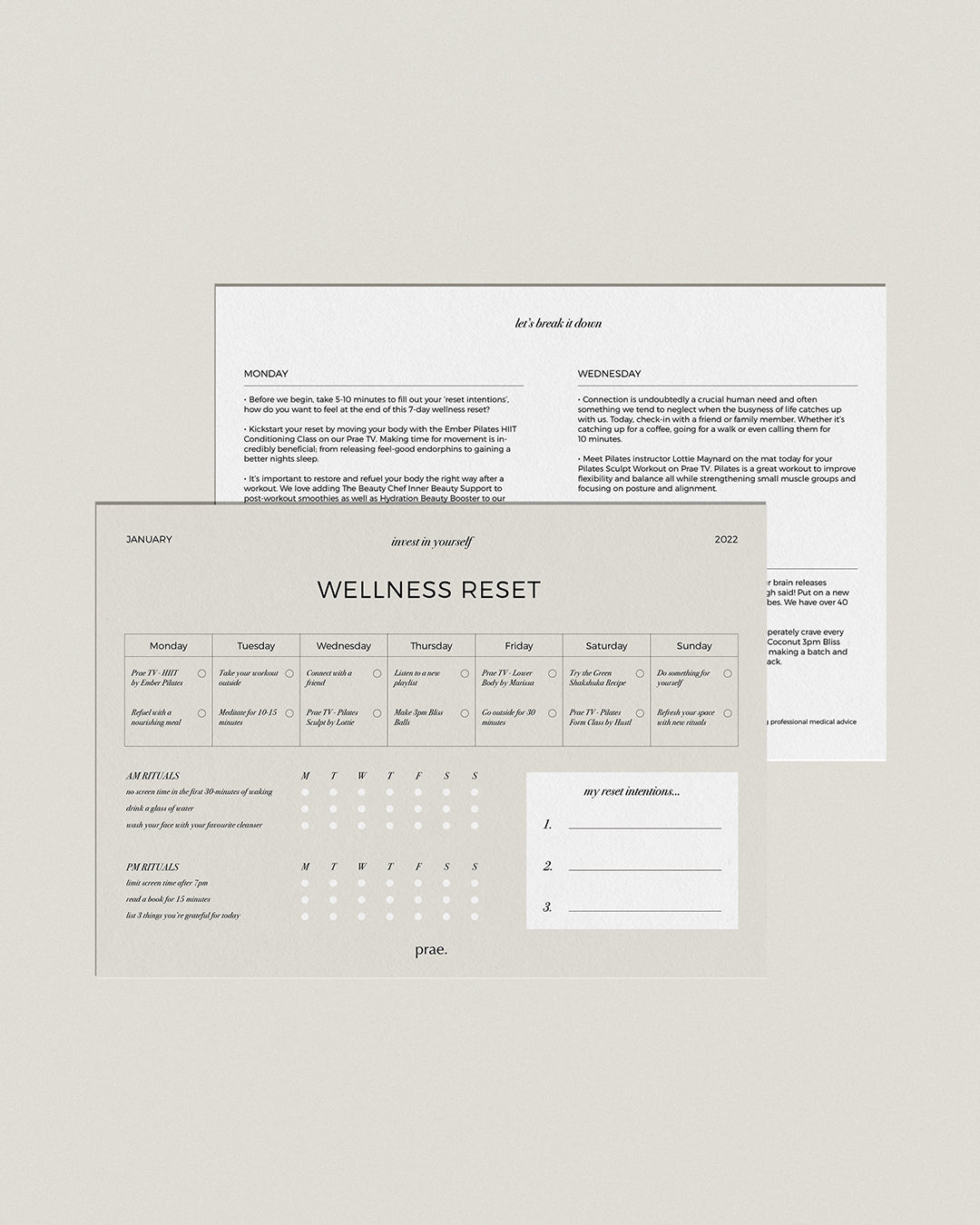 7-day Wellness Reset - Prae Store