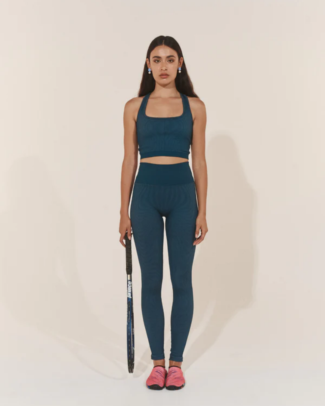 Move Legging 02 - Deep Blue Activewear by Pinky &amp; Kamal - Prae Wellness