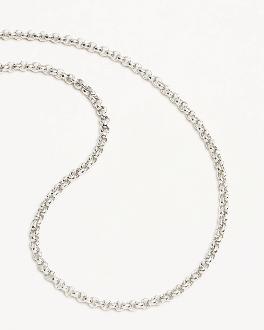18&quot; 3mm Belcher Chain Necklace - Sterling Silver Jewellery by By Charlotte - Prae Wellness