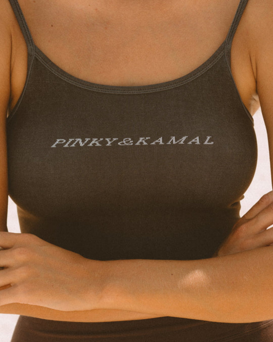 Pinky & Kamal Cami - Coffee Activewear by Pinky & Kamal - Prae Wellness