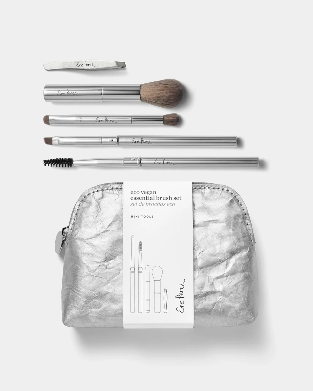 Eco Vegan Essential Brush Set Makeup by Ere Perez - Prae Wellness