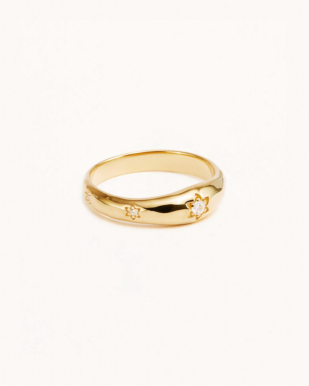 18k Gold Vermeil Align Your Soul Ring Jewellery by By Charlotte - Prae Wellness