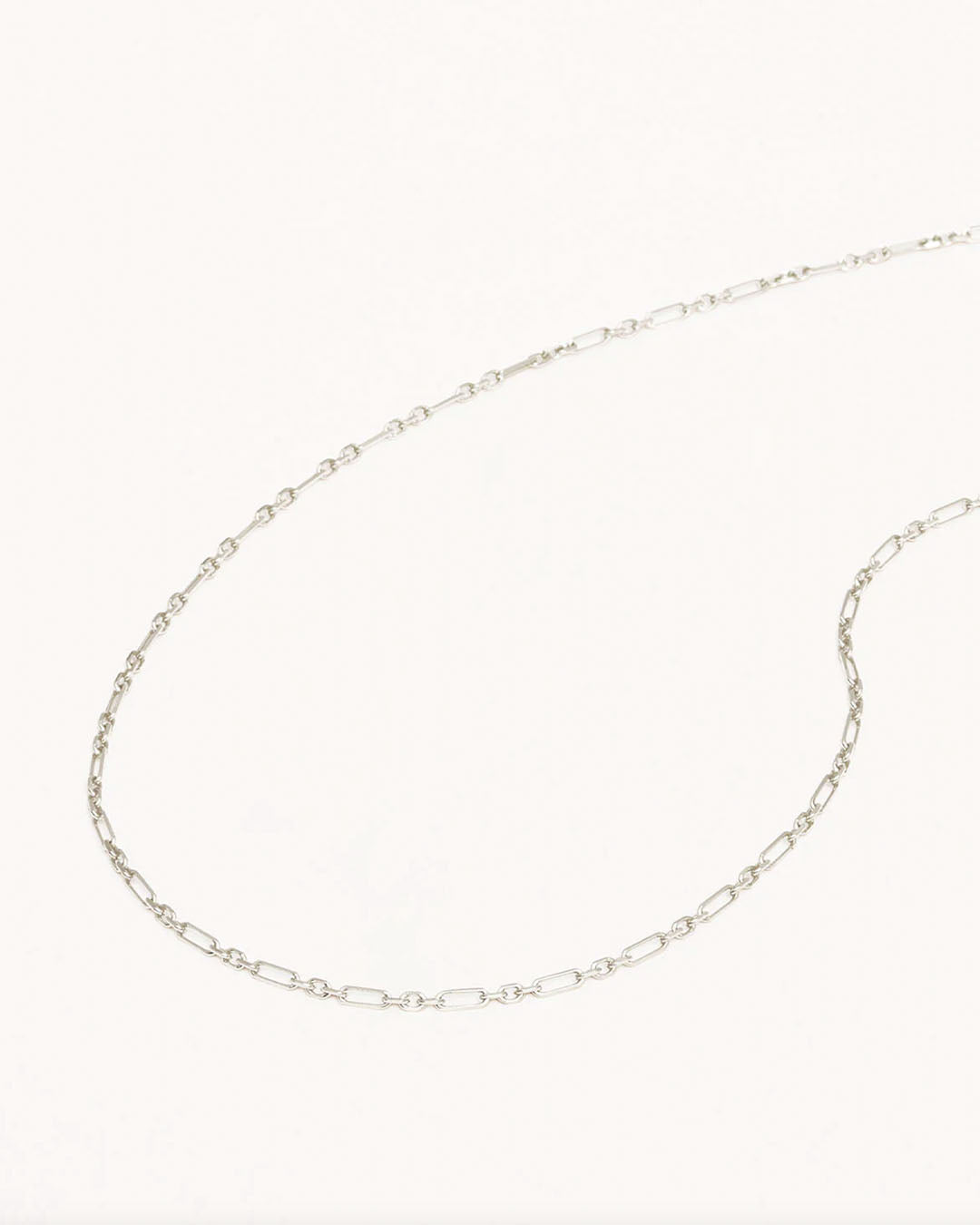 19" Mixed Link Chain Necklace - Sterling Silver Jewellery by By Charlotte - Prae Store