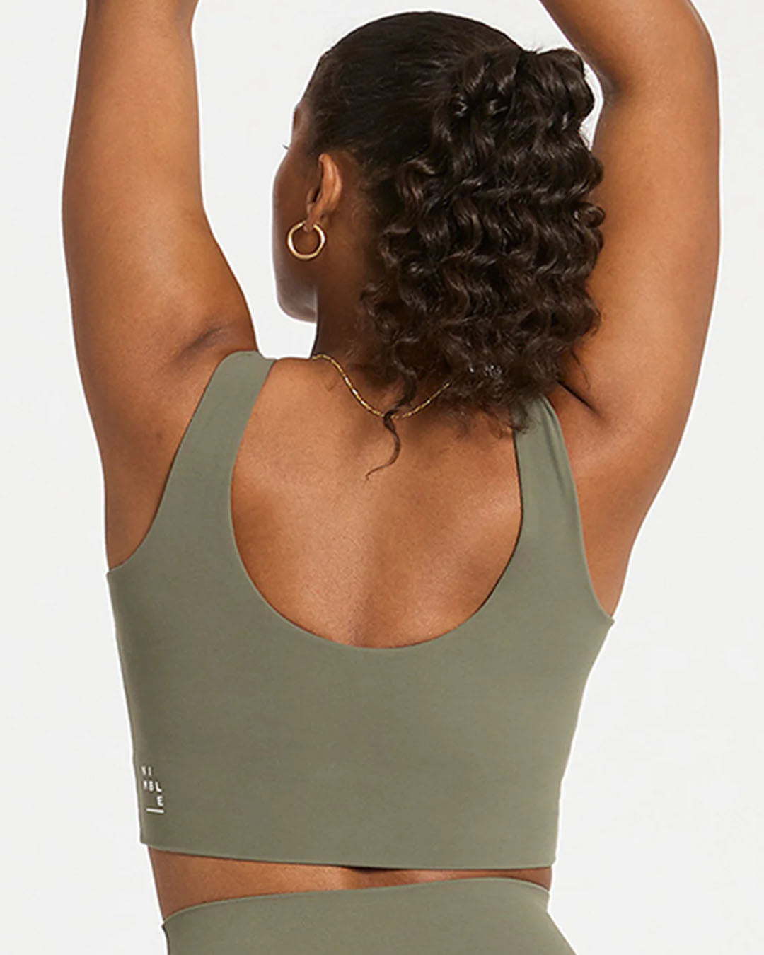 In Motion Scoop Bra - Dusty Olive Sports Bras &amp; Crops by Nimble - Prae Store