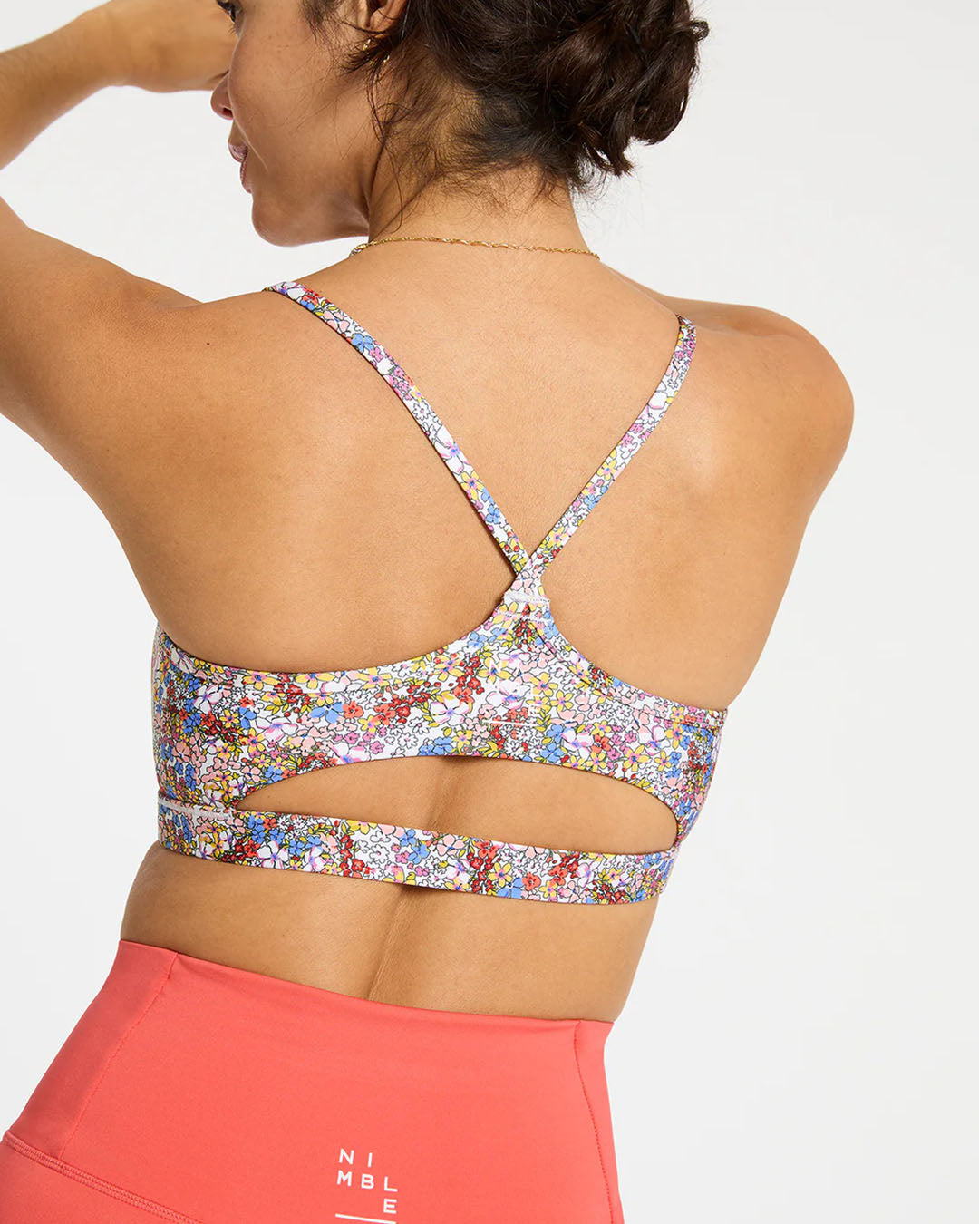 Barely There Bralette - Forget Me Not Floral Sports Bras &amp; Crops by Nimble - Prae Store