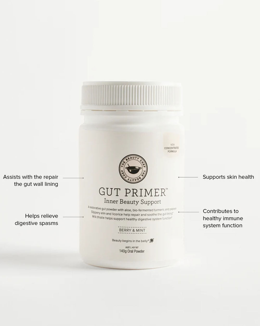Gut Primer Inner Beauty Support Supplements by The Beauty Chef - Prae Store
