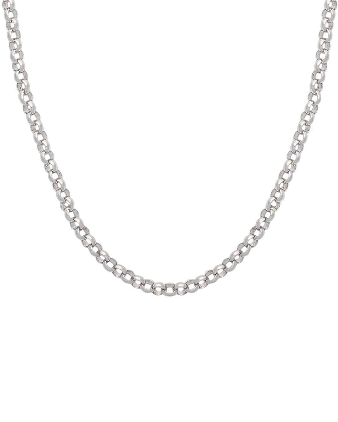 4mm Belcher Chain Necklace - Sterling Silver Jewellery by YCL Jewels - Prae Store