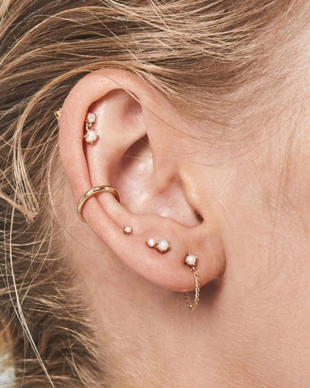 14k Gold Tranquillity Earrings - Prae Store