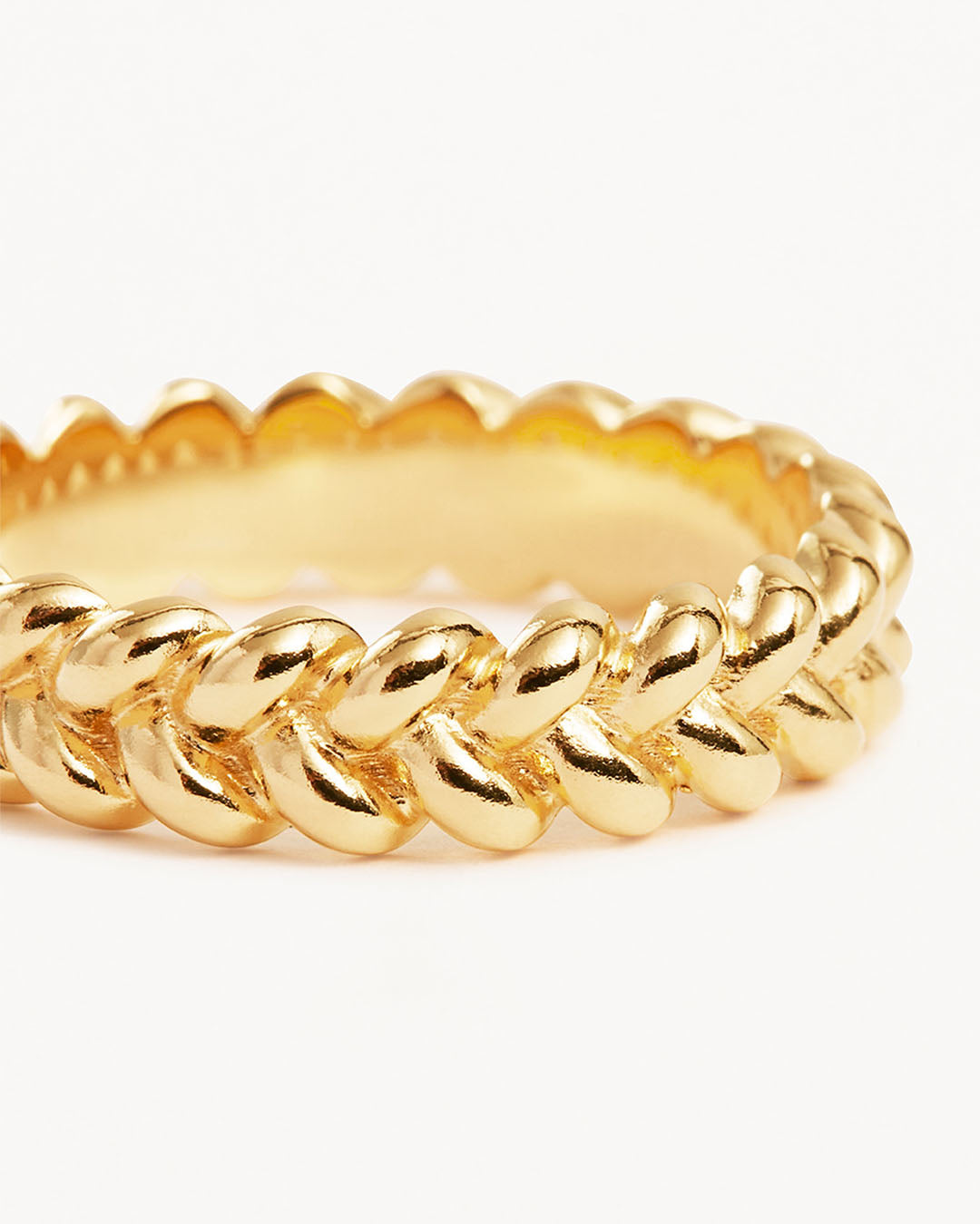 Gold Intertwined Ring Rings by By Charlotte - Prae Store