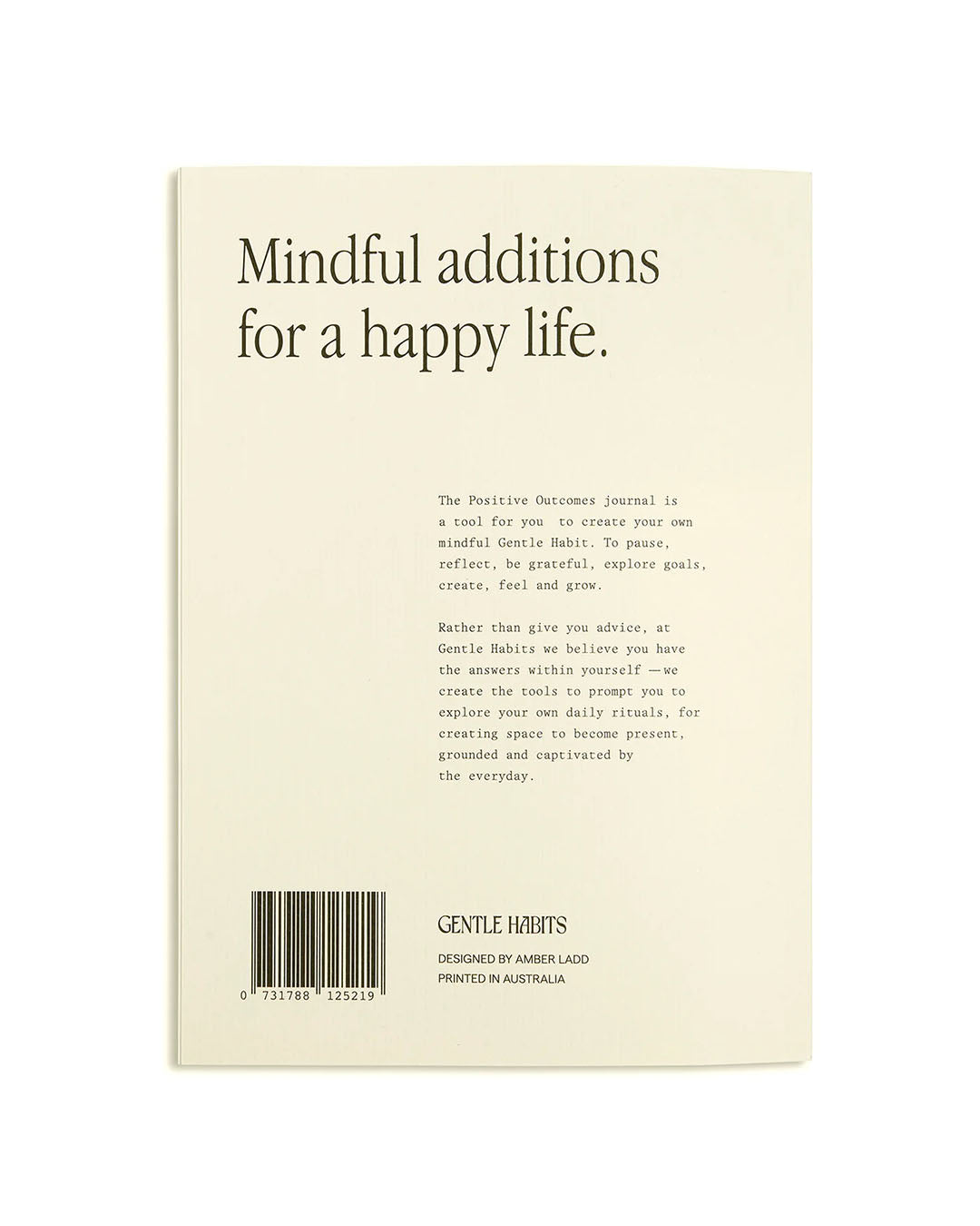 Positive Outcomes Journal Books by Gentle Habits - Prae Store