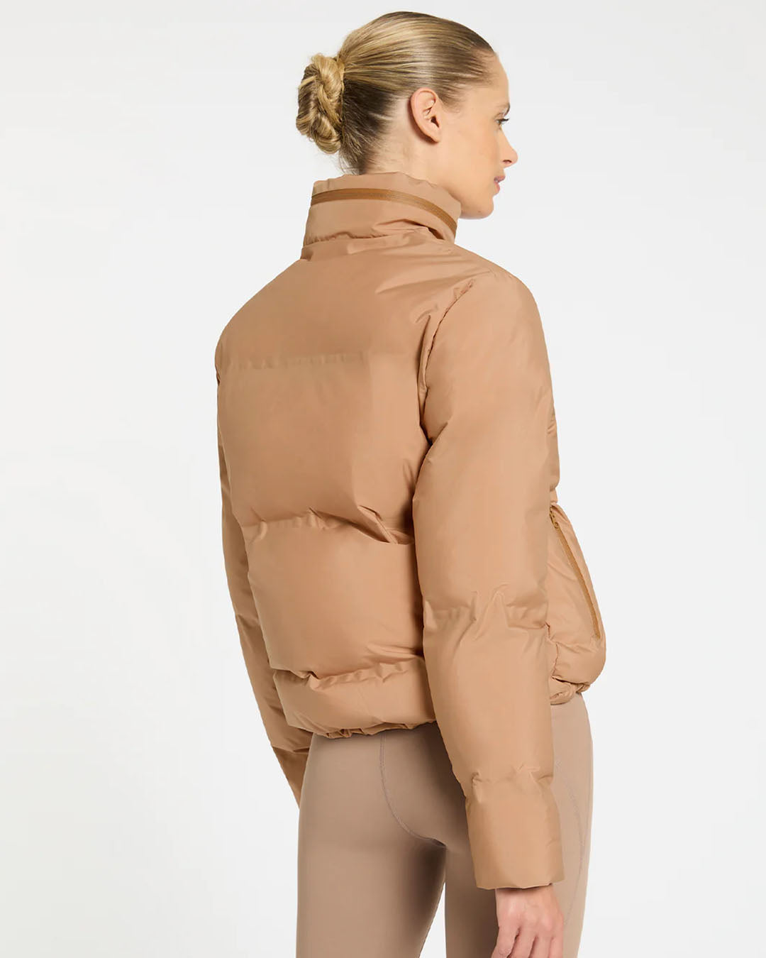 Downpour Puffer - Almond Jackets by Nimble - Prae Store