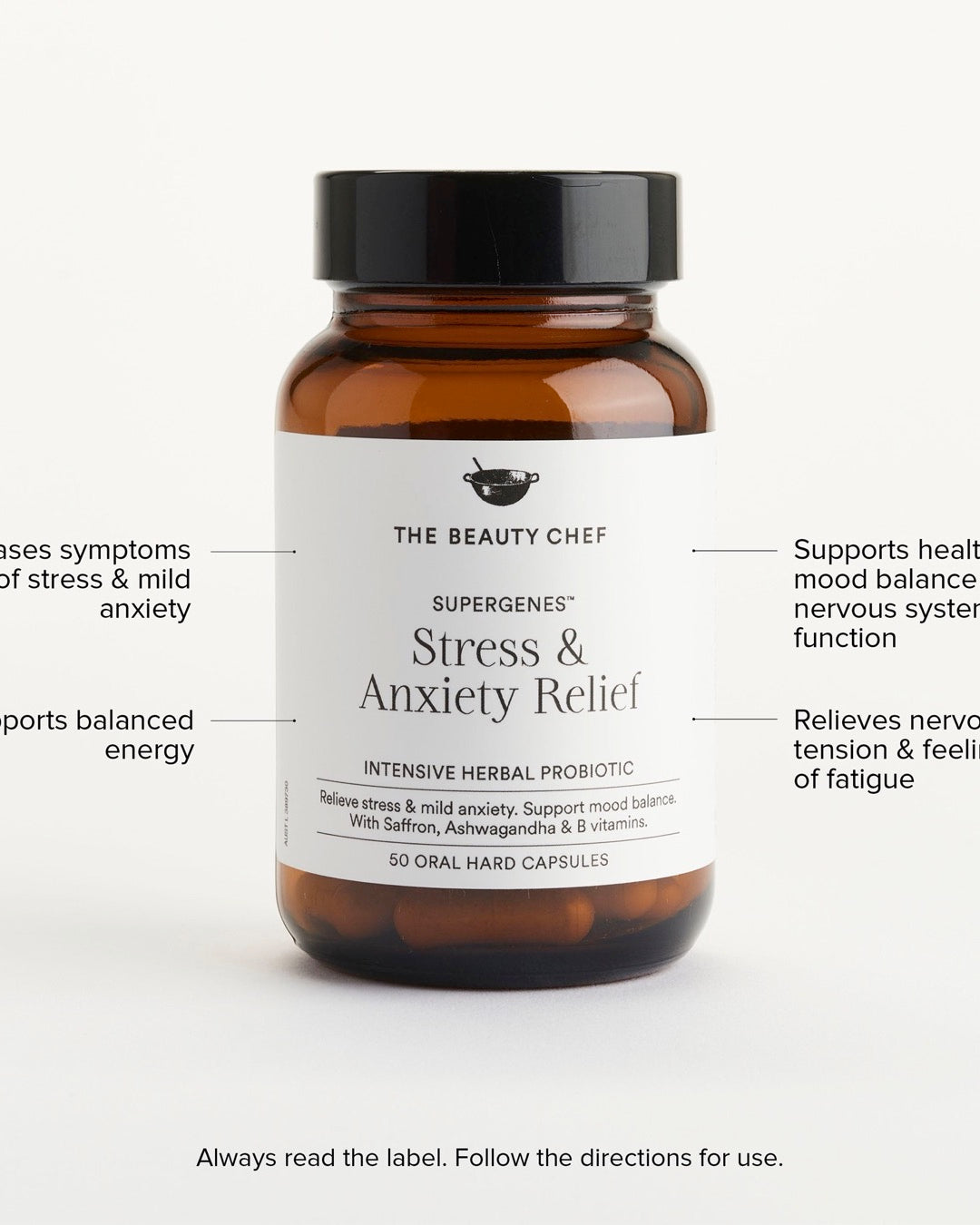 Supergenes™ Stress &amp; Anxiety Relief Supplements by The Beauty Chef - Prae Store